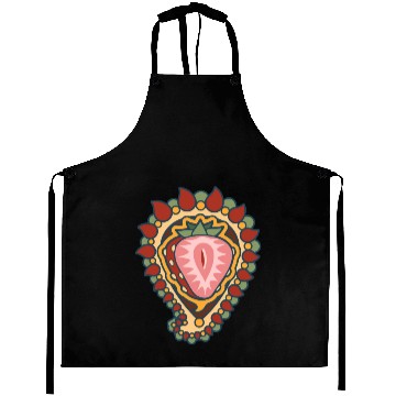 Discover Strawberry Paisley Icon Aprons