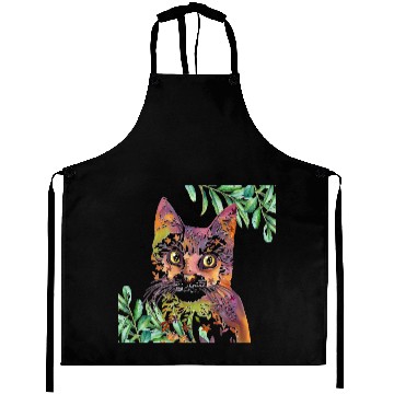 Discover Floral Cat Aprons