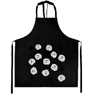 Discover Minimalist and celestial aesthetic flower design Aprons