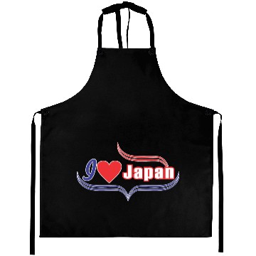 Discover i love japan Aprons