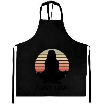 Discover I Love Yoga Aprons