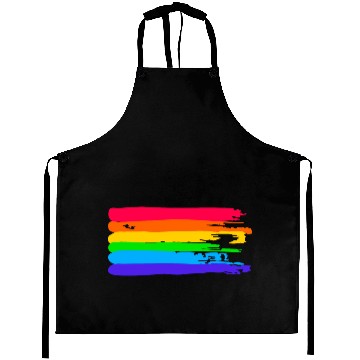 Discover Gay Pride Flag Aprons