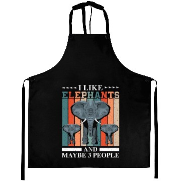 Discover I Like Elephants And Maybe 3 People Zookeeper Aprons