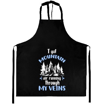 Discover Outdoor Trees Camping Mountain Aprons