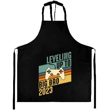 Discover Level up Big Brother 2023 Baby Gamer Boy Baby Aprons