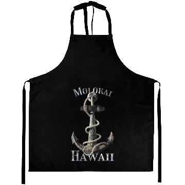 Discover Molokai Hawaii Nautical Anchor Sailing Aprons