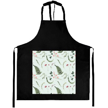 Discover Watercolor Wildflowers Botanical Pattern Aprons