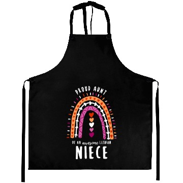 Discover Proud Aunt Lesbian Niece Rainbow Aprons