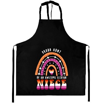Discover Proud Aunt Awesome Lesbian Niece Aprons