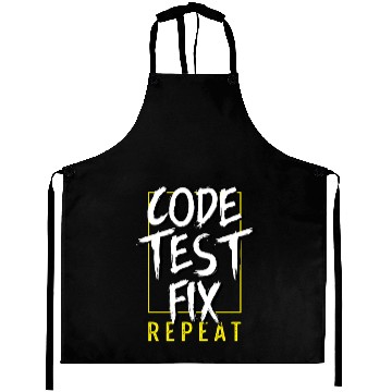 Discover Code Test Fix Computer Engineer Gift Aprons
