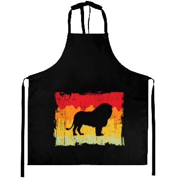 Discover lion retro Aprons