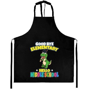 Discover Good Bye Elementary Hello Middle School Graduation Aprons