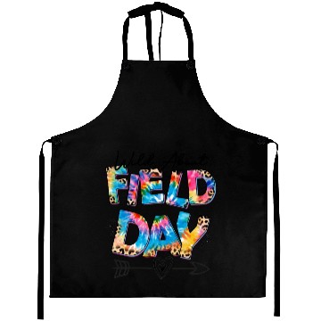 Discover Tie dye leopard Wild About Field Day Teacher Kids Aprons