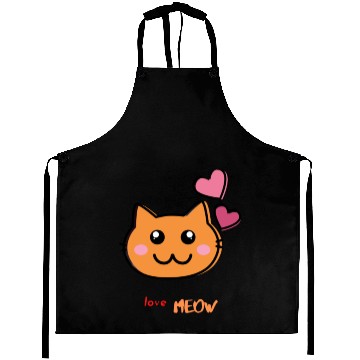Discover i love meow Aprons