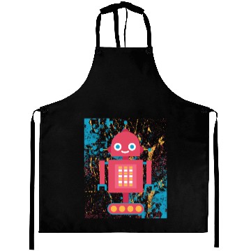 Discover Robotics Cute Robot Aprons