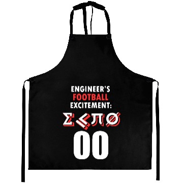 Discover Engineer Football Arithmetic Aprons