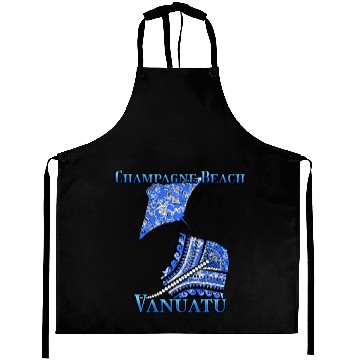 Discover Champagne Beach Vacation Tribal Stingrays Aprons