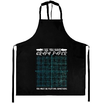 Discover I See You Have Graph Paper Mathematics Pun Formula Aprons