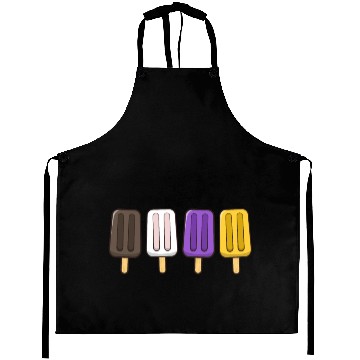 Discover Gender Nonbinary Popsicles 4th of July Subtle Aprons