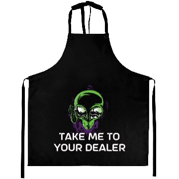 Discover Alien Gift Extraterrestrial UFO AREA 51 Sci-fi Aprons