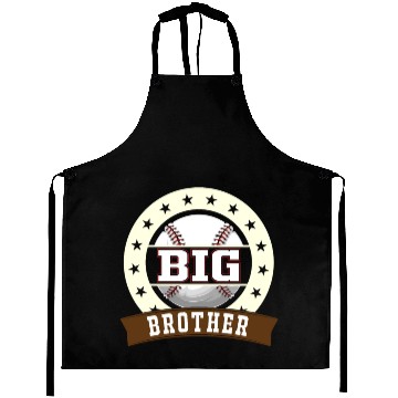 Discover Big Brother Baseball Son Baseball Fan Aprons