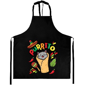 Discover PURRRITO Cat Aprons, Cat Lovers Aprons, Cat Owners
