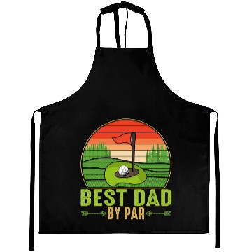 Discover Best Dad By Par Golfing Fathers Day Matching Aprons