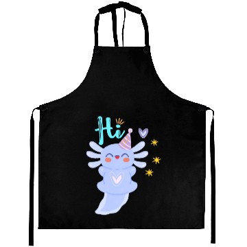 Discover Baby Axolotl Art - 2 Aprons