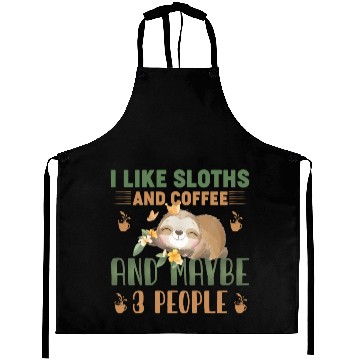 Discover Sloth Sloths, Coffee, People Aprons