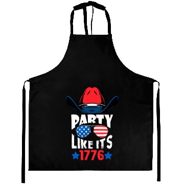 Discover Happy 4th July 1776 Aprons Men Women & Kids