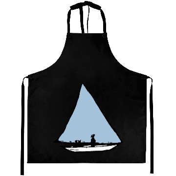 Discover Blue Sailing boat Aprons