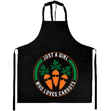 Discover Carrot Vegetable Aprons, Just A Girl Who Loves