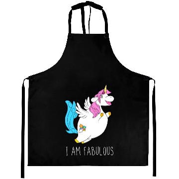 Discover I Am Fabulous Unicorn Aprons