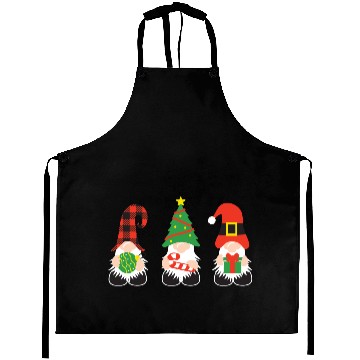 Discover Christmas Gnomes with candy cane, gift Aprons