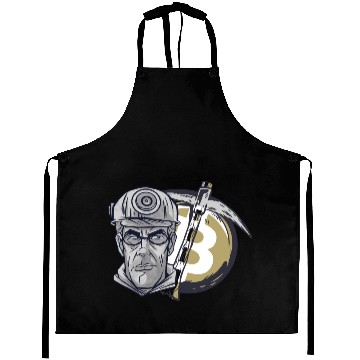 Discover Funny Bitcoin Crypto Blockchain Btc Fun Lovers Aprons