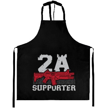 Discover Second Amendment Supporter Gun Rights America Aprons