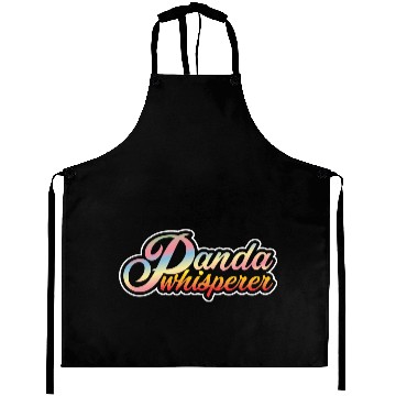 Discover Panda Whisperer Giant Panda Bear Animal Bear Lover Aprons