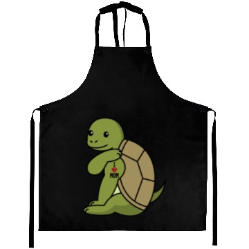 Discover I Love Mom Tattoo Tortoise Aprons