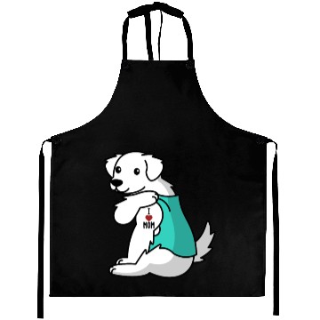 Discover I Love Mom Tattoo Great Pyrenees Aprons