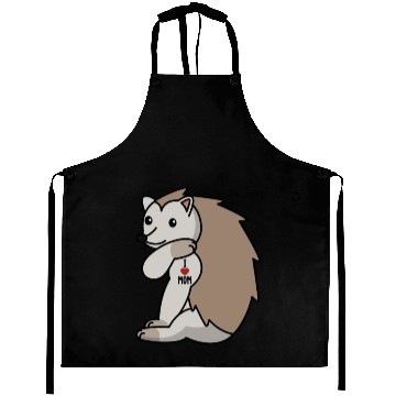 Discover I Love Mom Tattoo Hedgehog Aprons