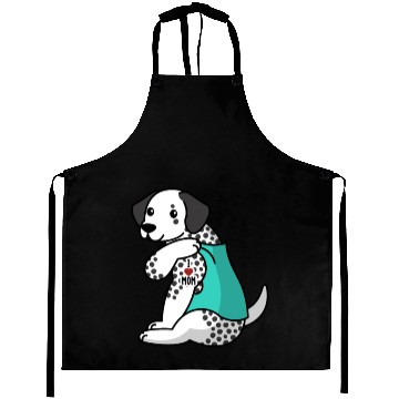 Discover I Love Mom Tattoo Dalmatian Aprons