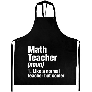 Discover Math Teacher Definition Aprons