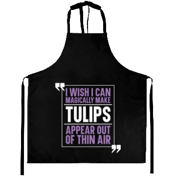 Discover Tulip Garden Gardening Aprons