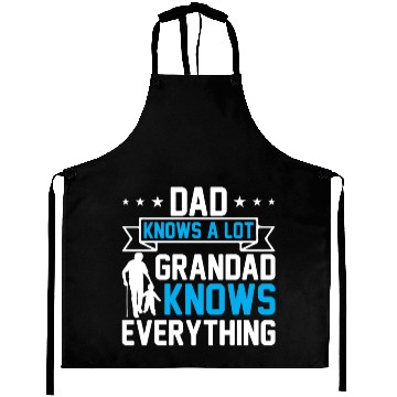 Discover Dad Knows A Lot Grandad Knows Everything Aprons