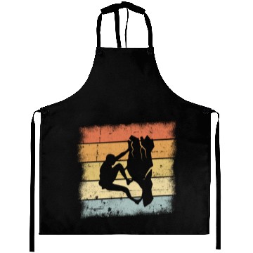Discover Mountaineering Motif Aprons