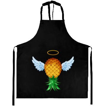 Discover Cute Swinger Upside Down Pineapple Angel Wings Aprons