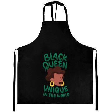 Discover Black unique in the world Queen Black queen unique Aprons