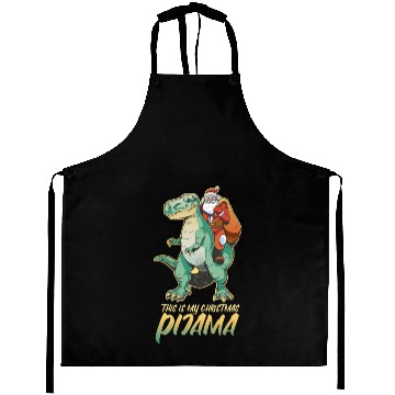 Discover T Rex Santa Pijamas Aprons