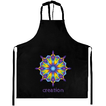 Discover Creation Mandala Design Aprons
