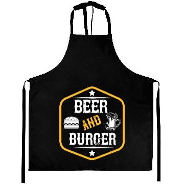 Discover Beer and burger Aprons